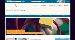 Desktop Screenshot of dormontlibrary.org